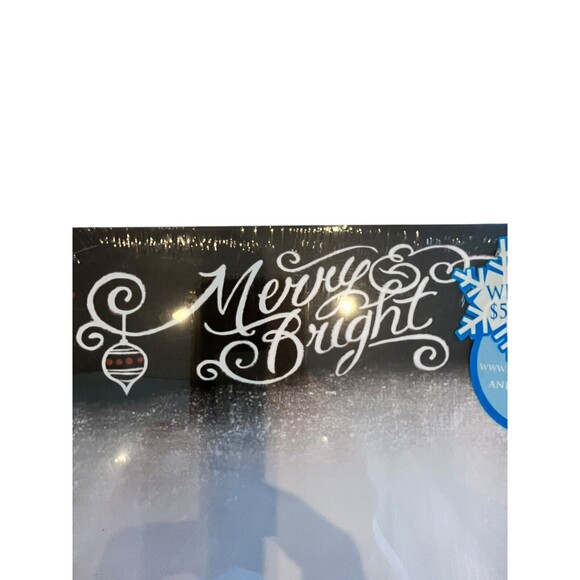 Christmas Holiday NEW Letterhead 80 Count Merry & Bright  Sz 8 1/2 x 11 - Picture 2 of 5